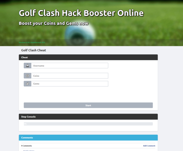 Golf Clash Hack Booster Online